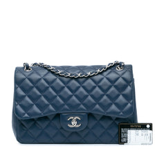 Jumbo Classic Lambskin Double Flap