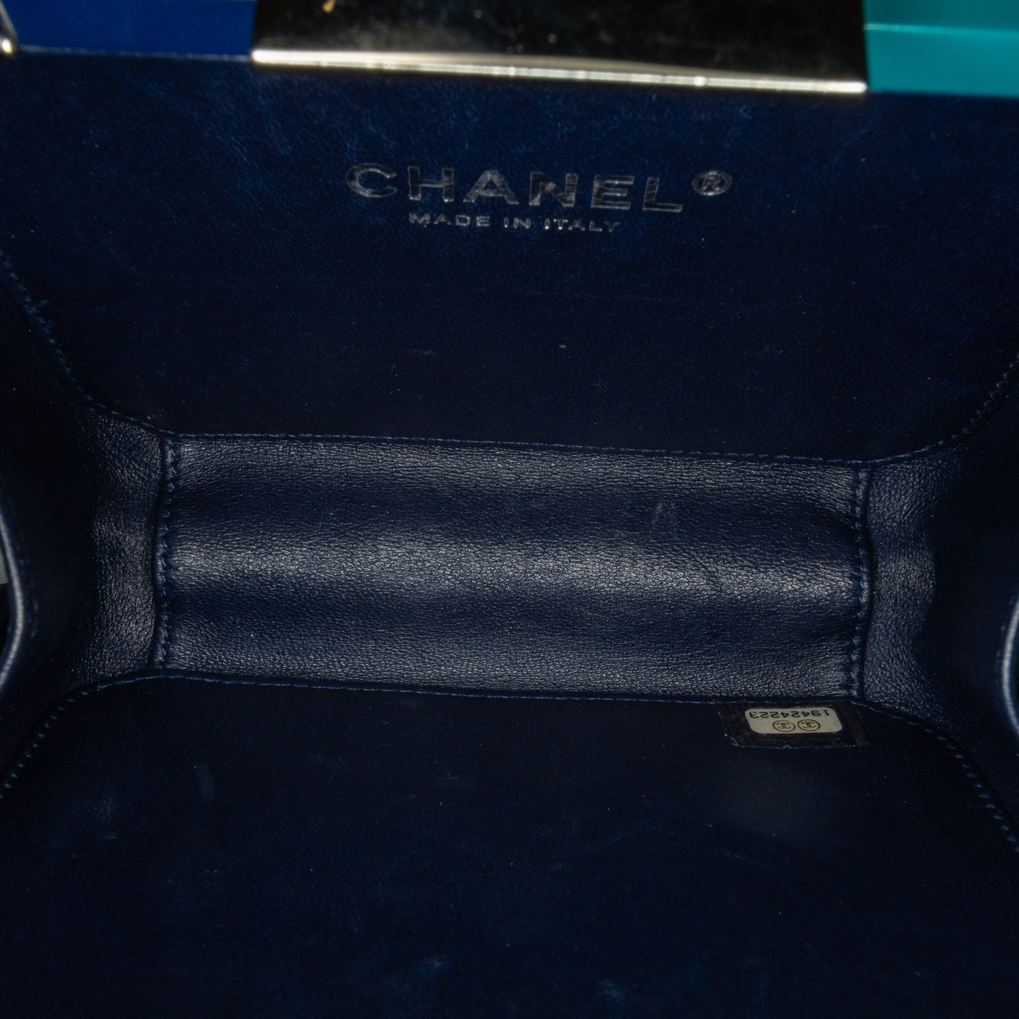 CC Ombre Acrylic Clutch on Chain