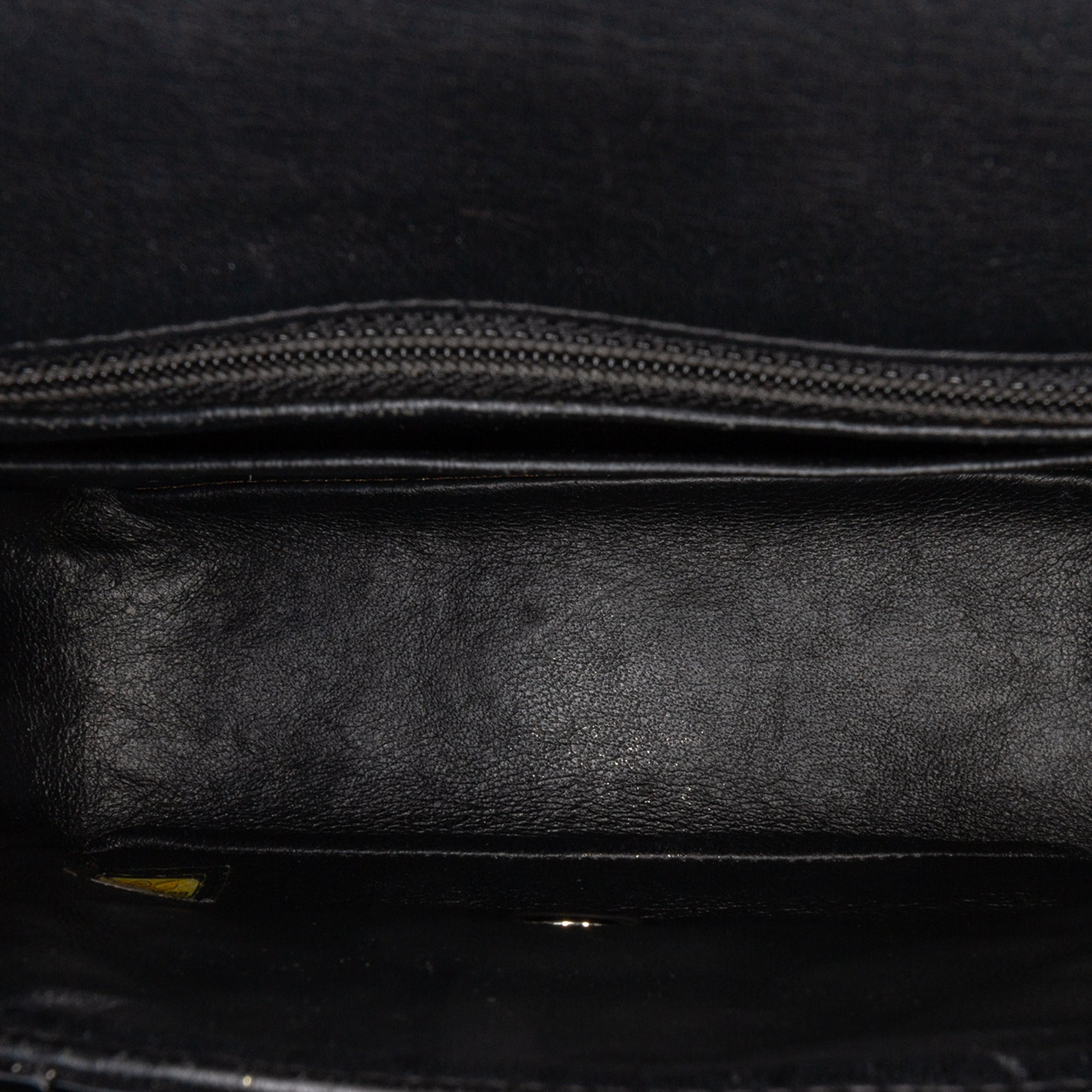 Mini Square Classic Patent Single Flap