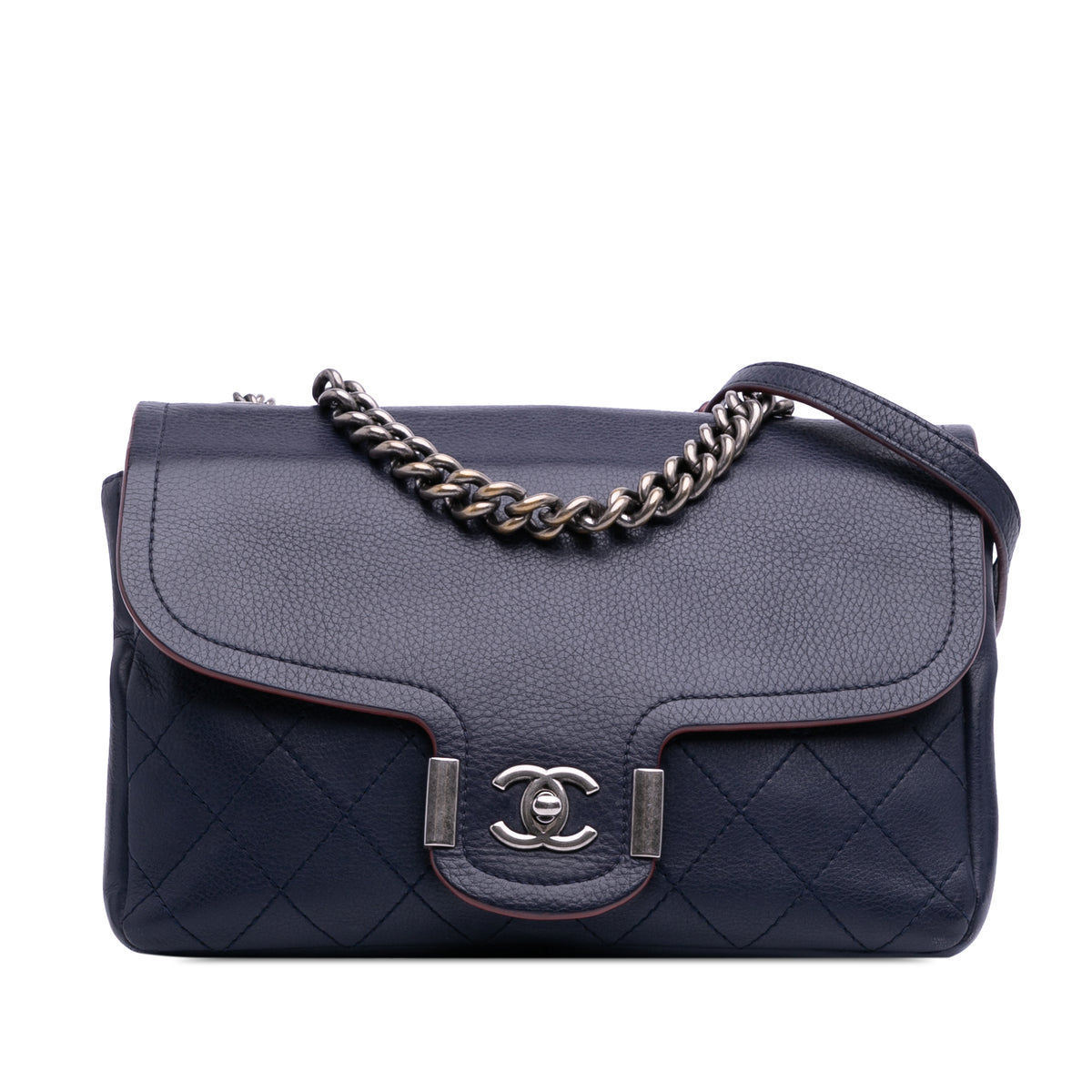 Paris-Greece Calfskin Archi Chic Flap