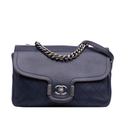 Paris-Greece Calfskin Archi Chic Flap