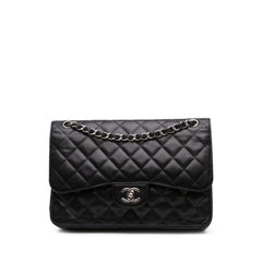 Jumbo Classic Caviar Double Flap