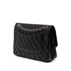 Jumbo Classic Caviar Double Flap