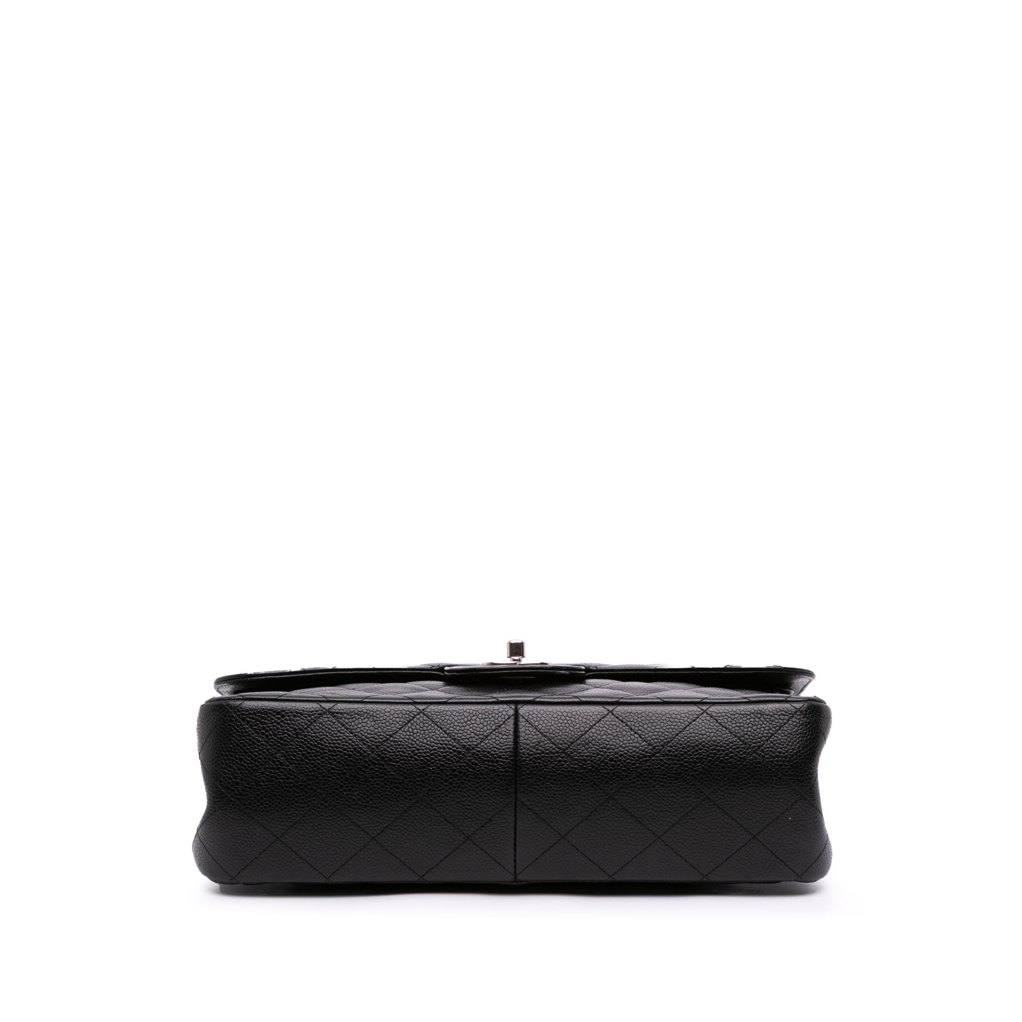 Jumbo Classic Caviar Double Flap
