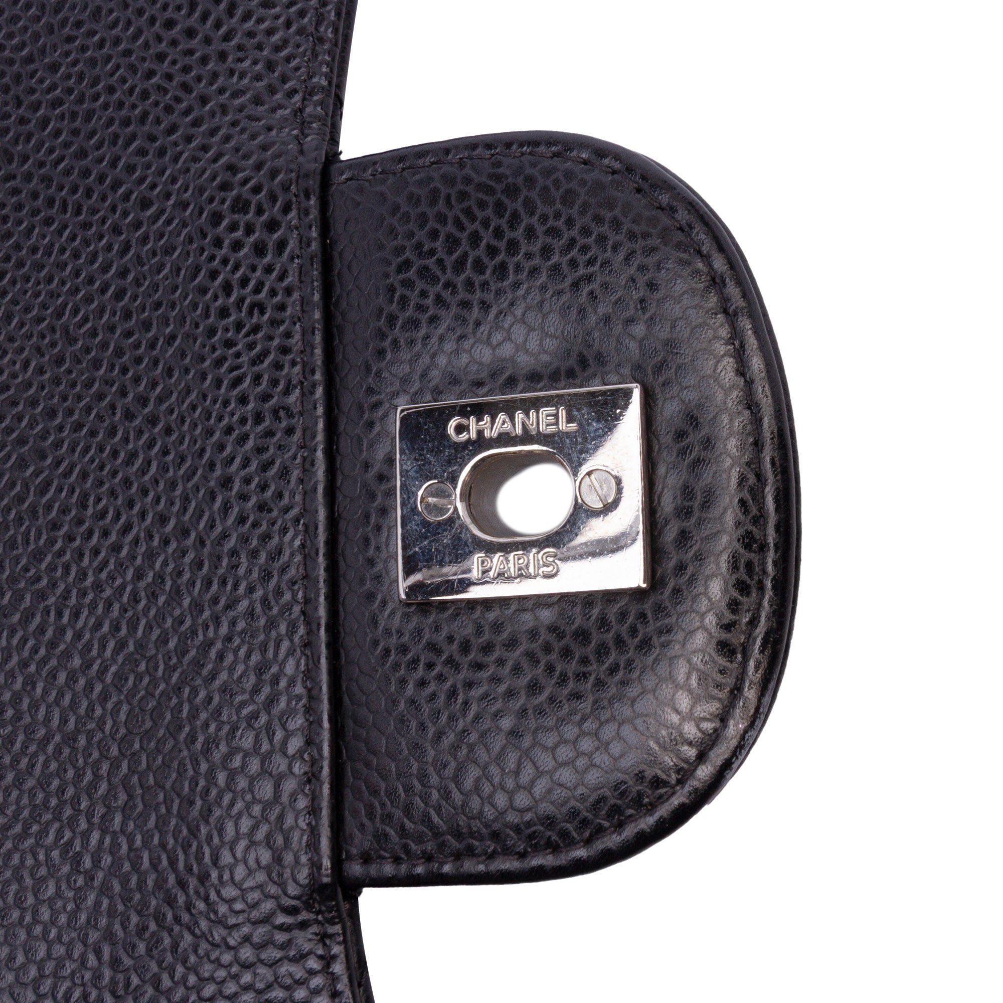 Jumbo Classic Caviar Double Flap