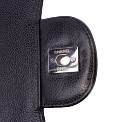 Jumbo Classic Caviar Double Flap