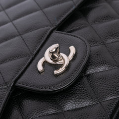 Jumbo Classic Caviar Double Flap