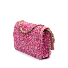 Small Tweed CC Filigree Flap