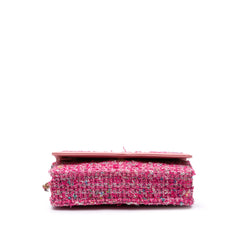 Small Tweed CC Filigree Flap