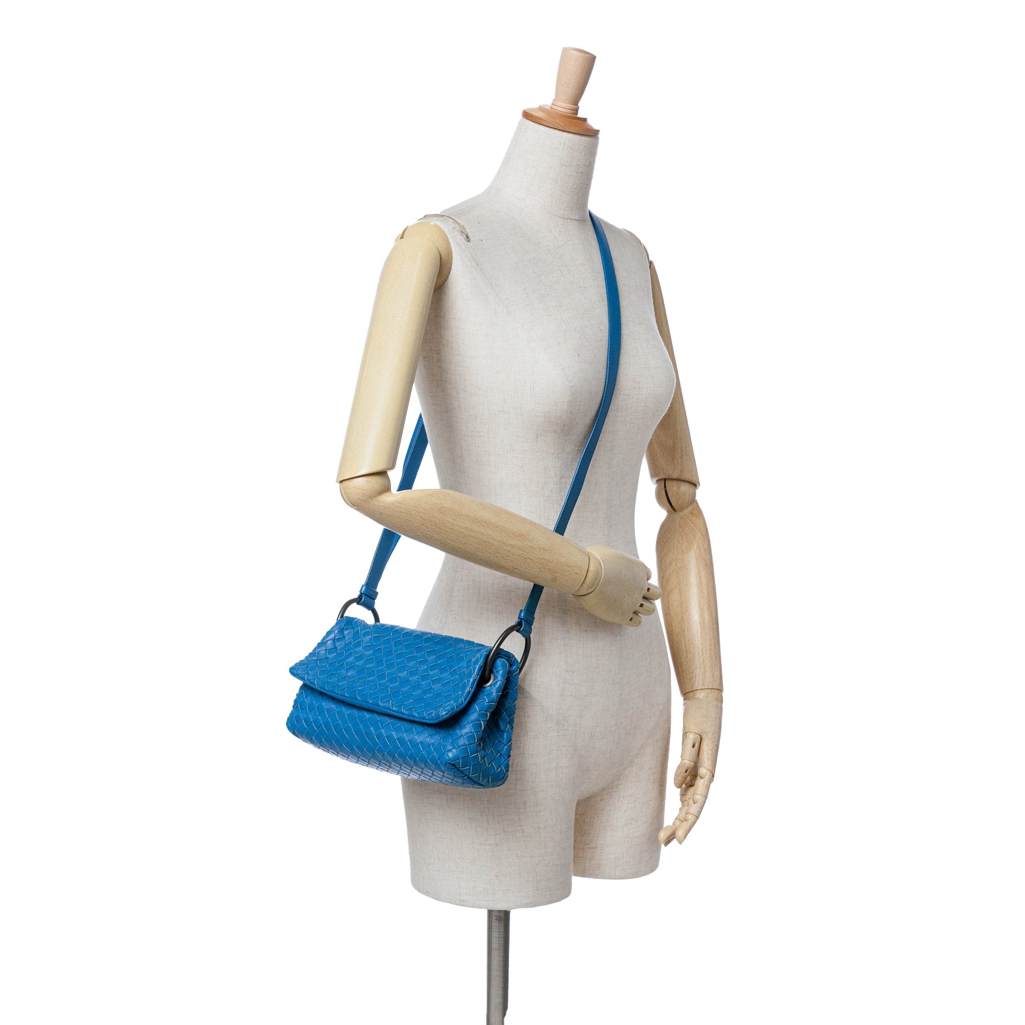 Nappa Intrecciato Flap Crossbody