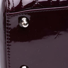 Large Patent Cannage Lady Dior