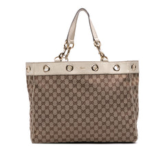Large GG Canvas Positano Tote