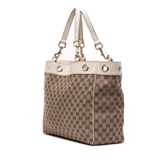 Large GG Canvas Positano Tote