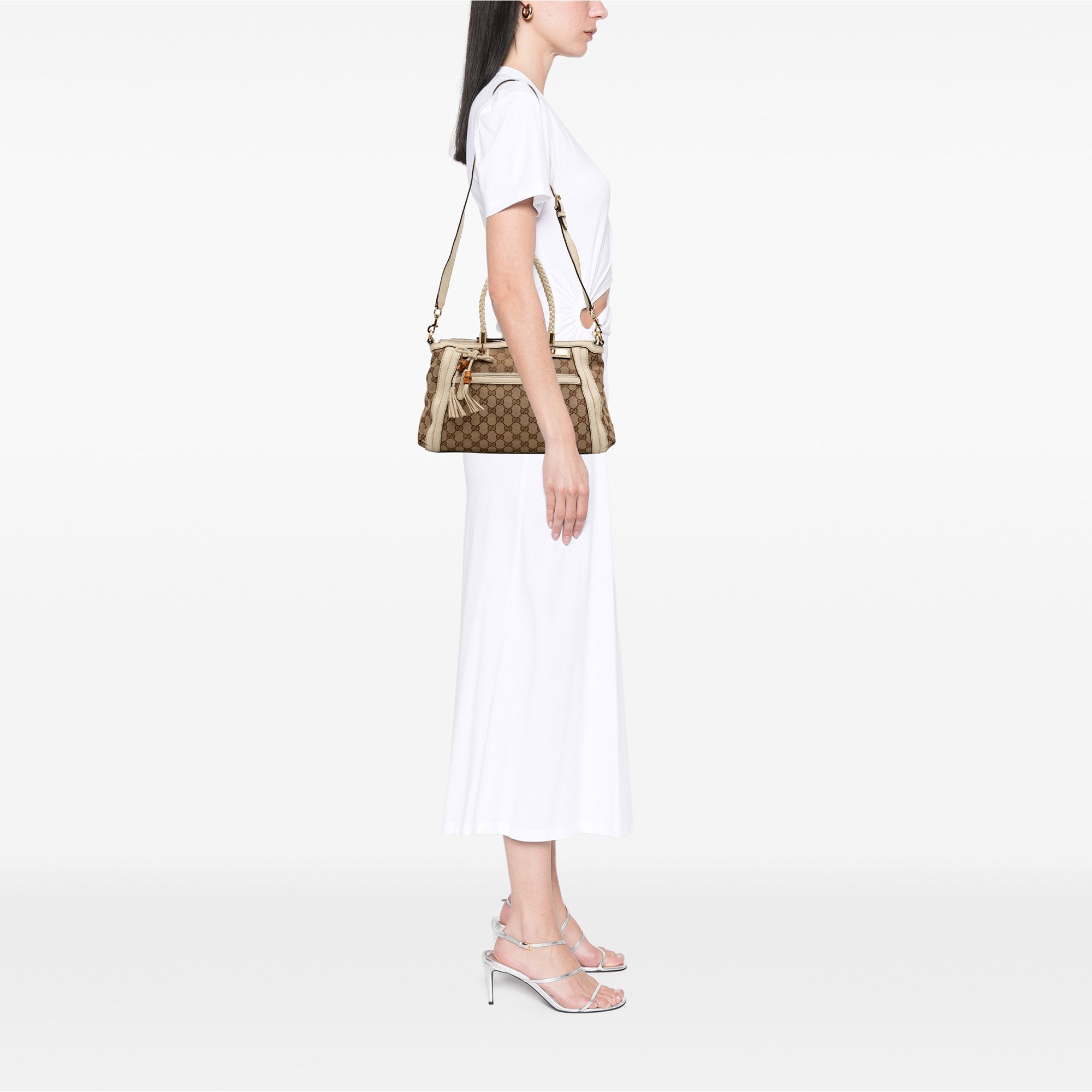 GG Canvas Bella Satchel