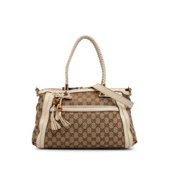 GG Canvas Bella Satchel
