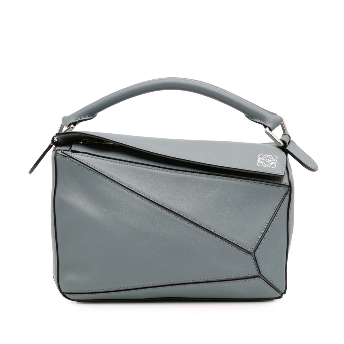 Small Calfskin Puzzle Satchel