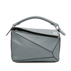 Small Calfskin Puzzle Satchel
