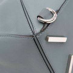 Small Calfskin Puzzle Satchel