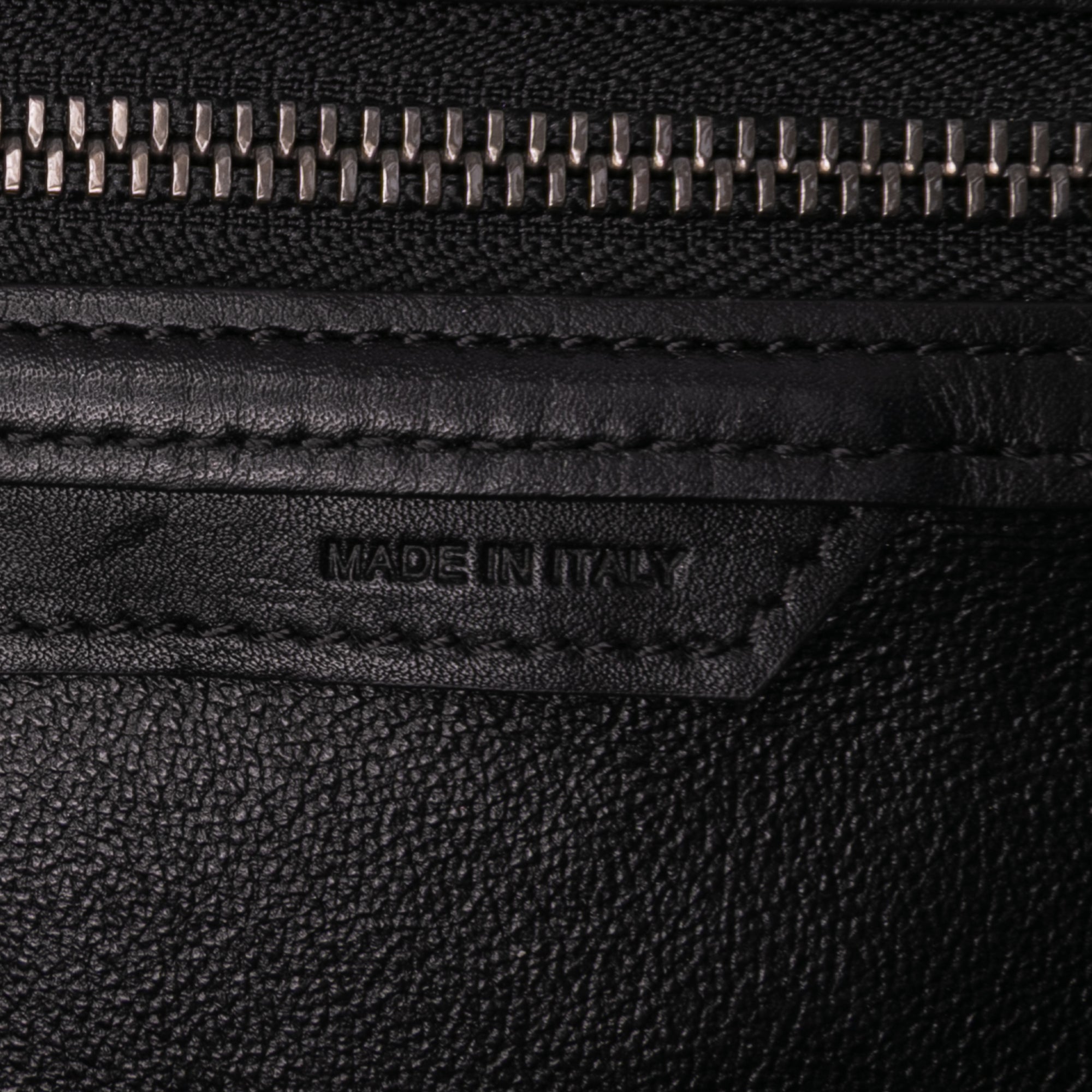 Micro Tricolor Leather Luggage Tote