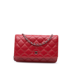 CC Lambskin Wallet on Chain