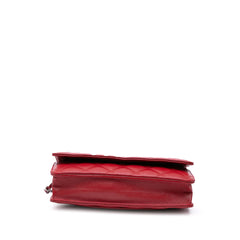 CC Lambskin Wallet on Chain