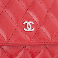 CC Lambskin Wallet on Chain