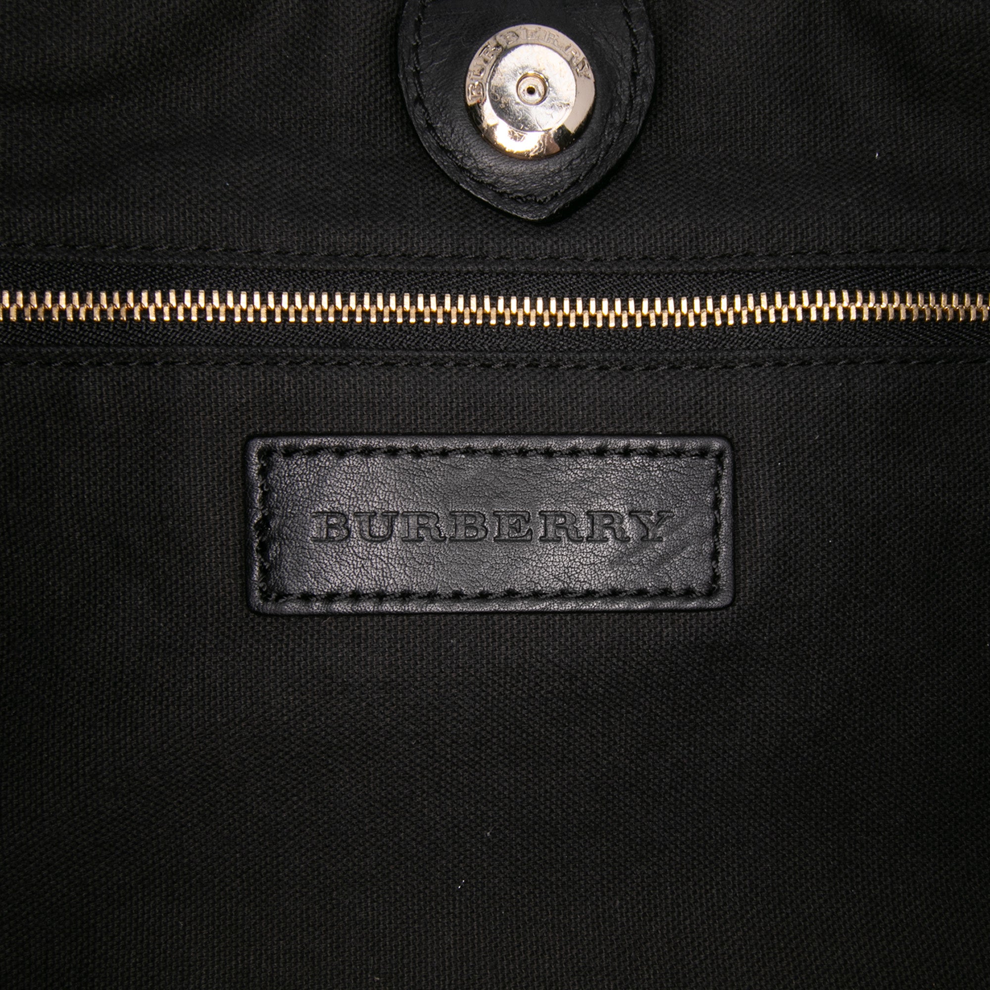House Check Trimmed Leather Big Crush Convertible Tote