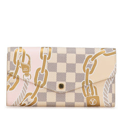 Damier Azur Nautical Sarah Long Wallet