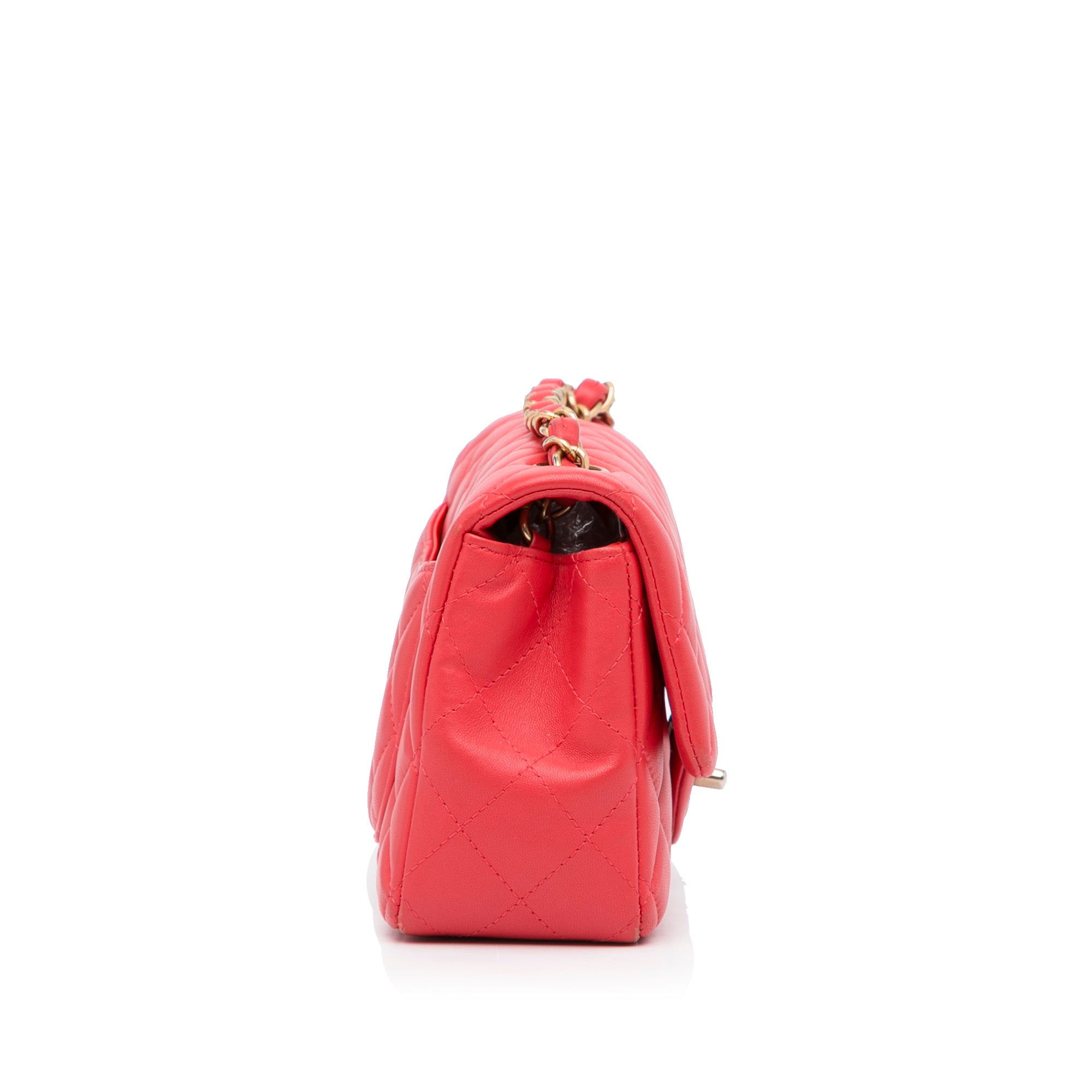Mini Rectangular Classic Lambskin Single Flap