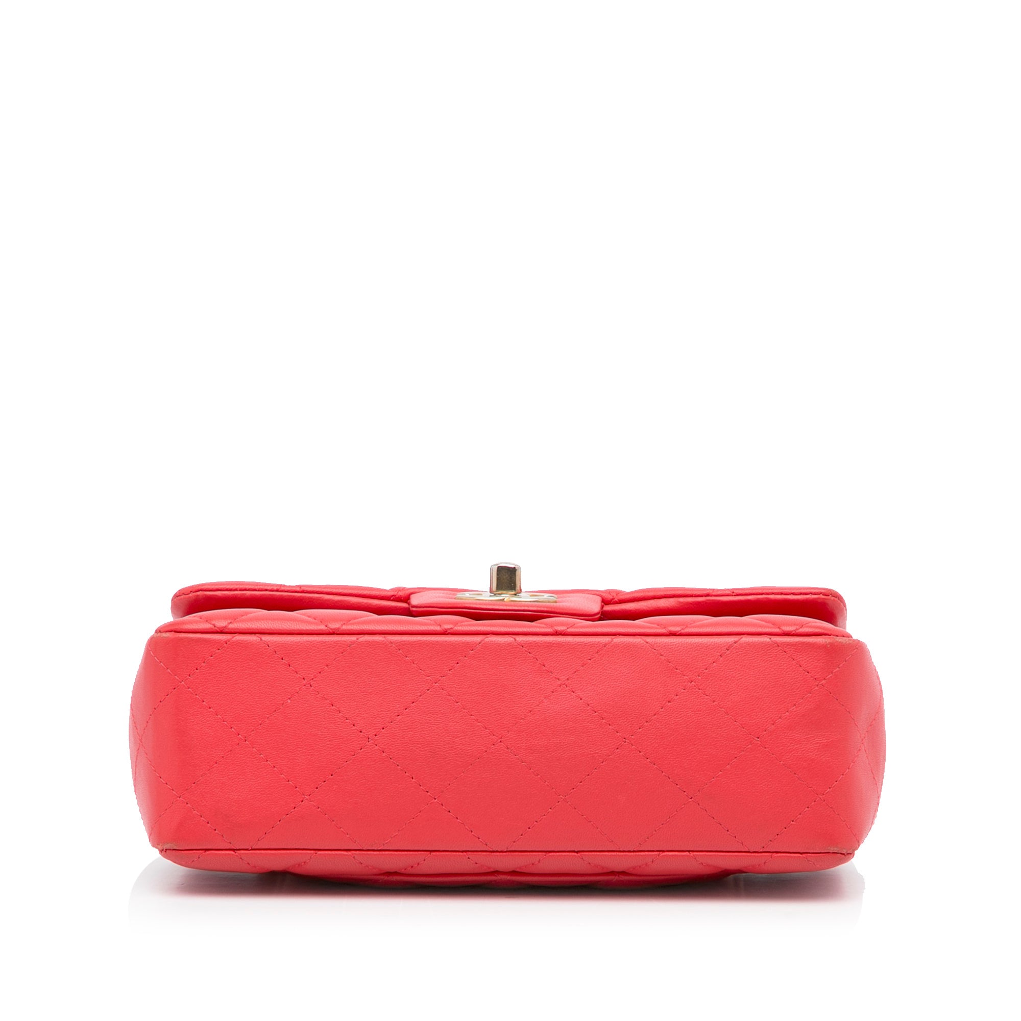 Mini Rectangular Classic Lambskin Single Flap