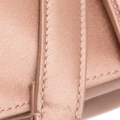 Mini Satin Crystal Embellished Saddle Bag