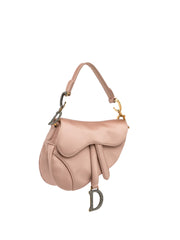 Mini Satin Crystal Embellished Saddle Bag