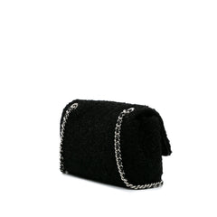 Medium Quilted Metallic Knit Pluto Glitter Flap