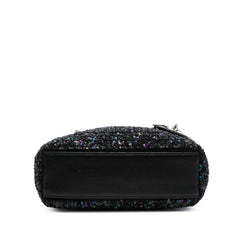 Mini Satin Sequin Embellished Lady Dior