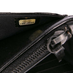 Quilted Shiny Aged Calfskin Boy Wallet On Chain