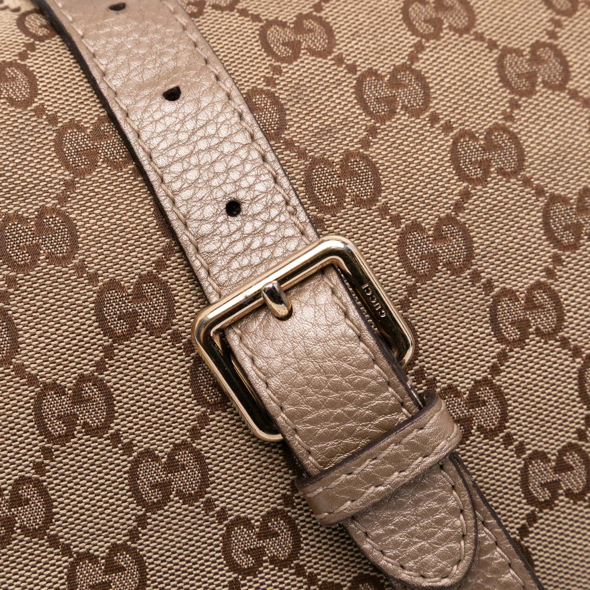 GG Canvas Bella Flap Satchel