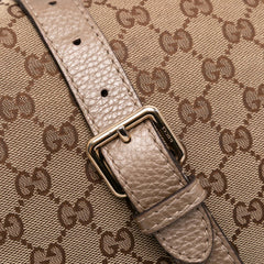 GG Canvas Bella Flap Satchel