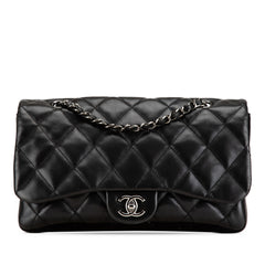 Medium Quilted Lambskin 3 Accordion Flap