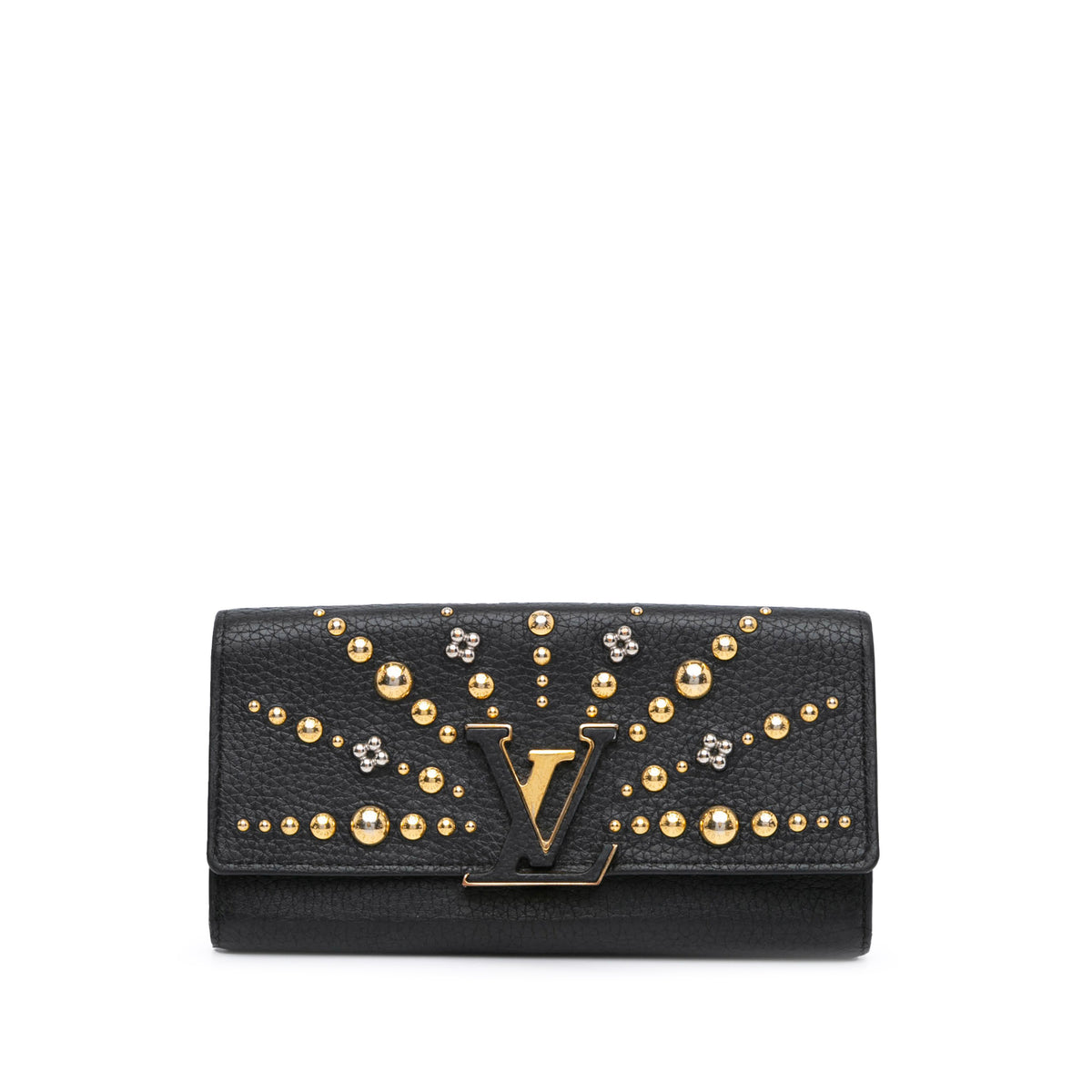 Studded Taurillon Sol Capucines Wallet