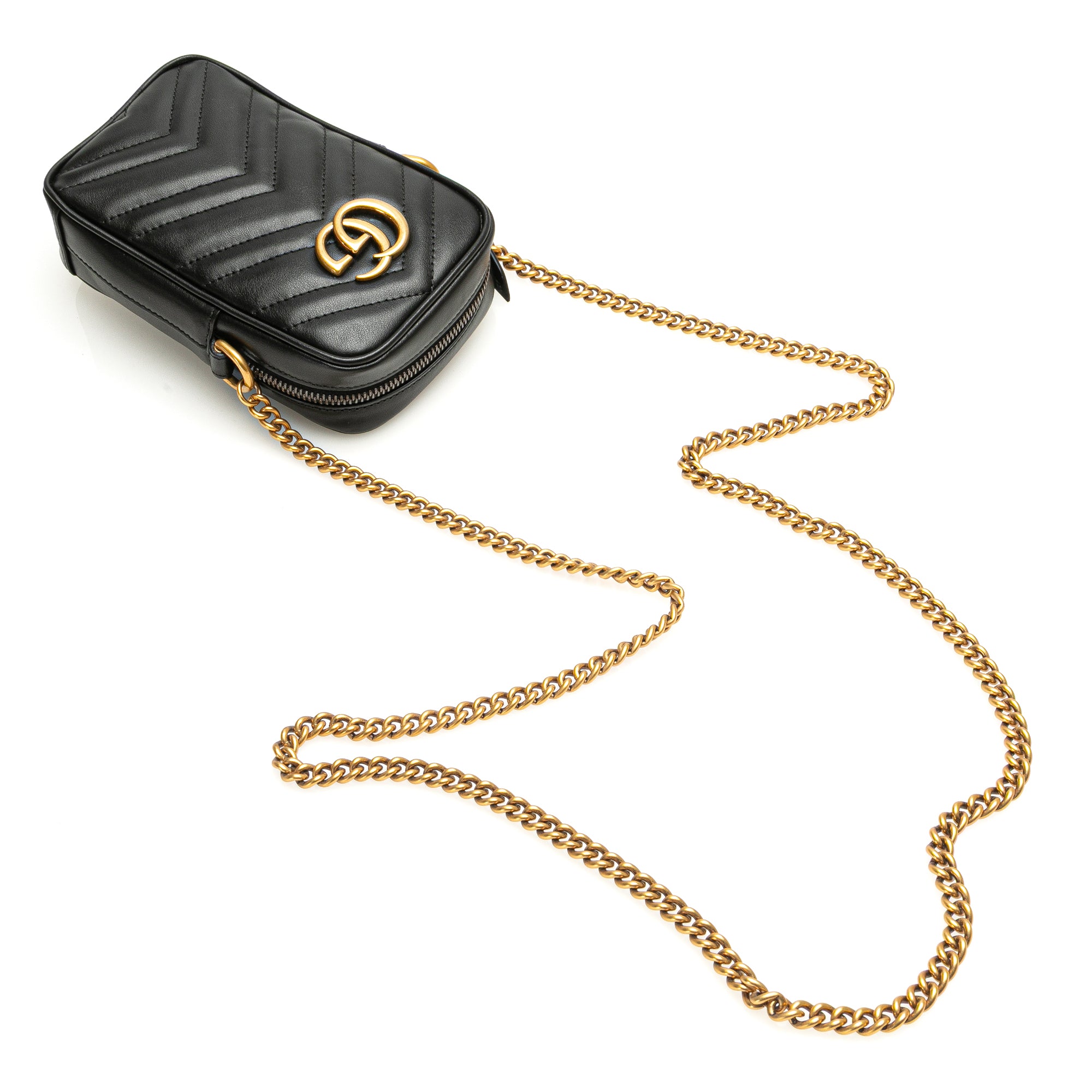 Mini GG Marmont Matelasse Leather Crossbody
