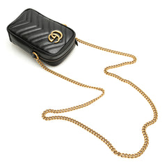 Mini GG Marmont Matelasse Leather Crossbody