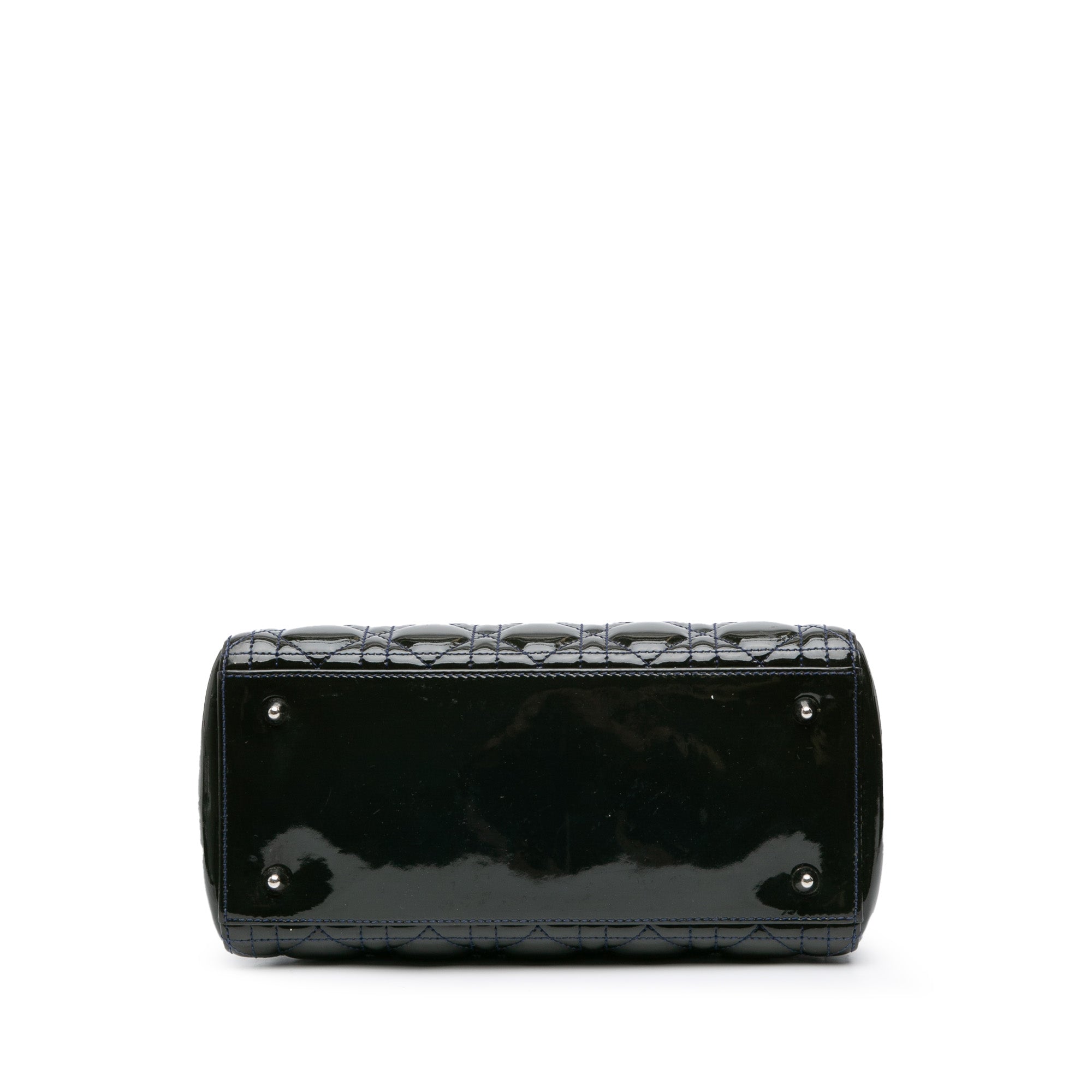 Medium Patent Cannage Lady Dior