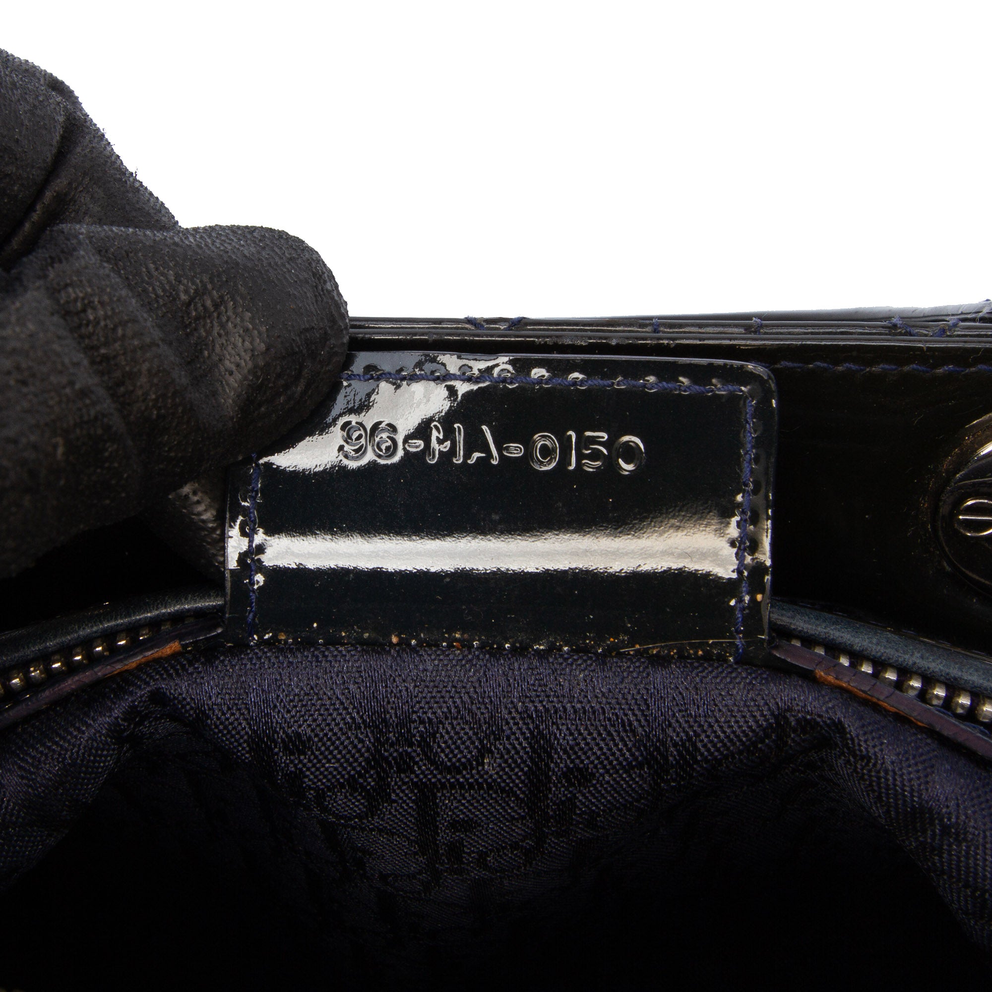 Medium Patent Cannage Lady Dior