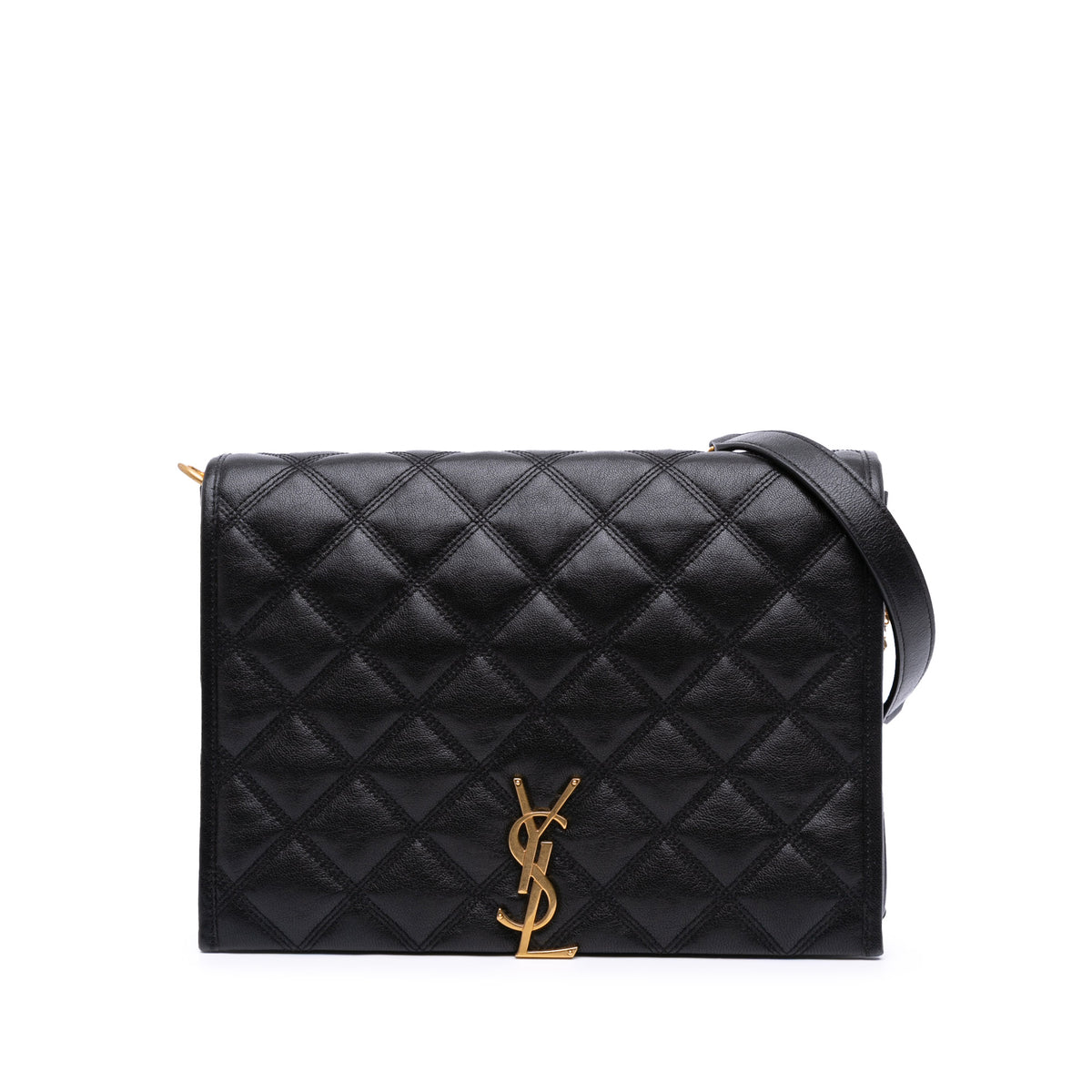 Small Quilted Lambskin Becky Chain Shoulder Bag