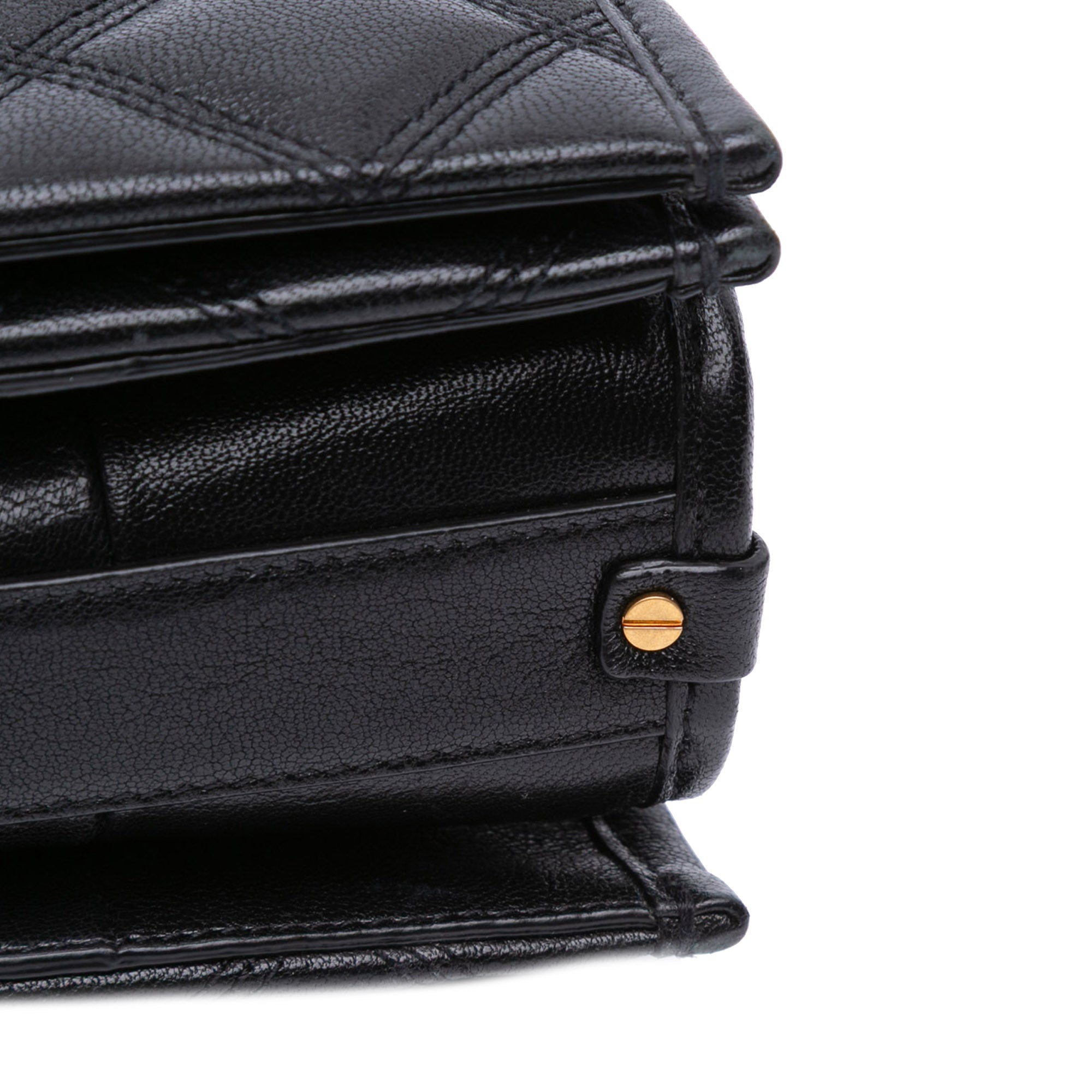 Small Quilted Lambskin Becky Chain Shoulder Bag