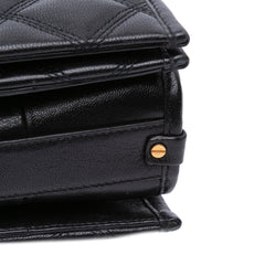 Small Quilted Lambskin Becky Chain Shoulder Bag