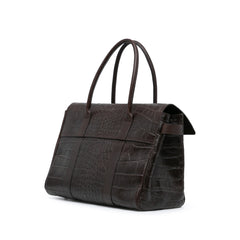 Croc Embossed Calfskin Bayswater