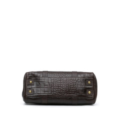 Croc Embossed Calfskin Bayswater