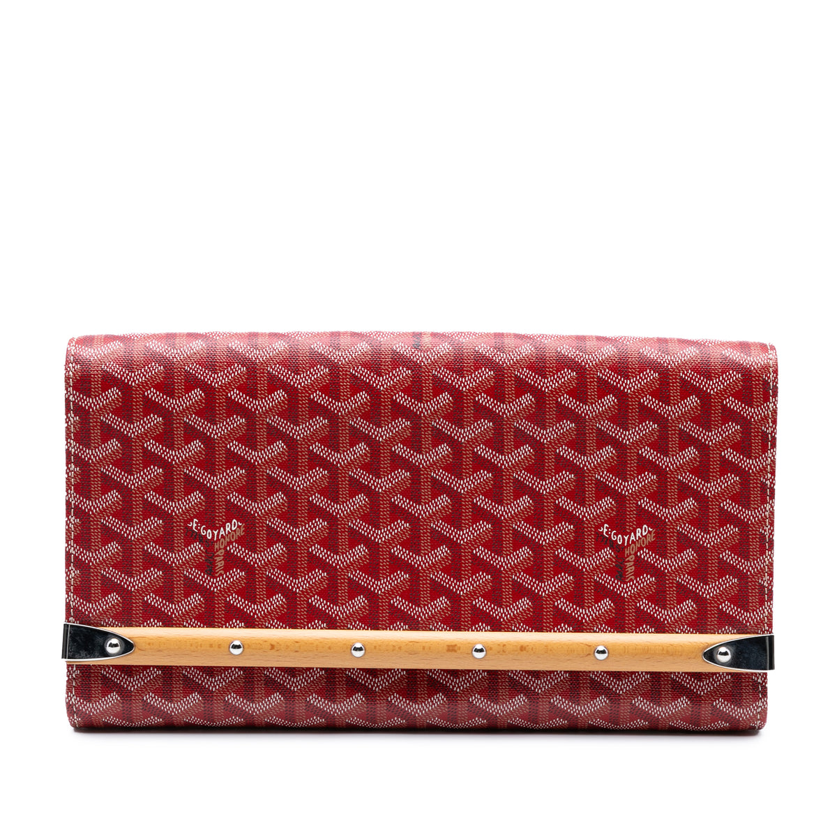 Goyardine Monte Carlo Bois Clutch