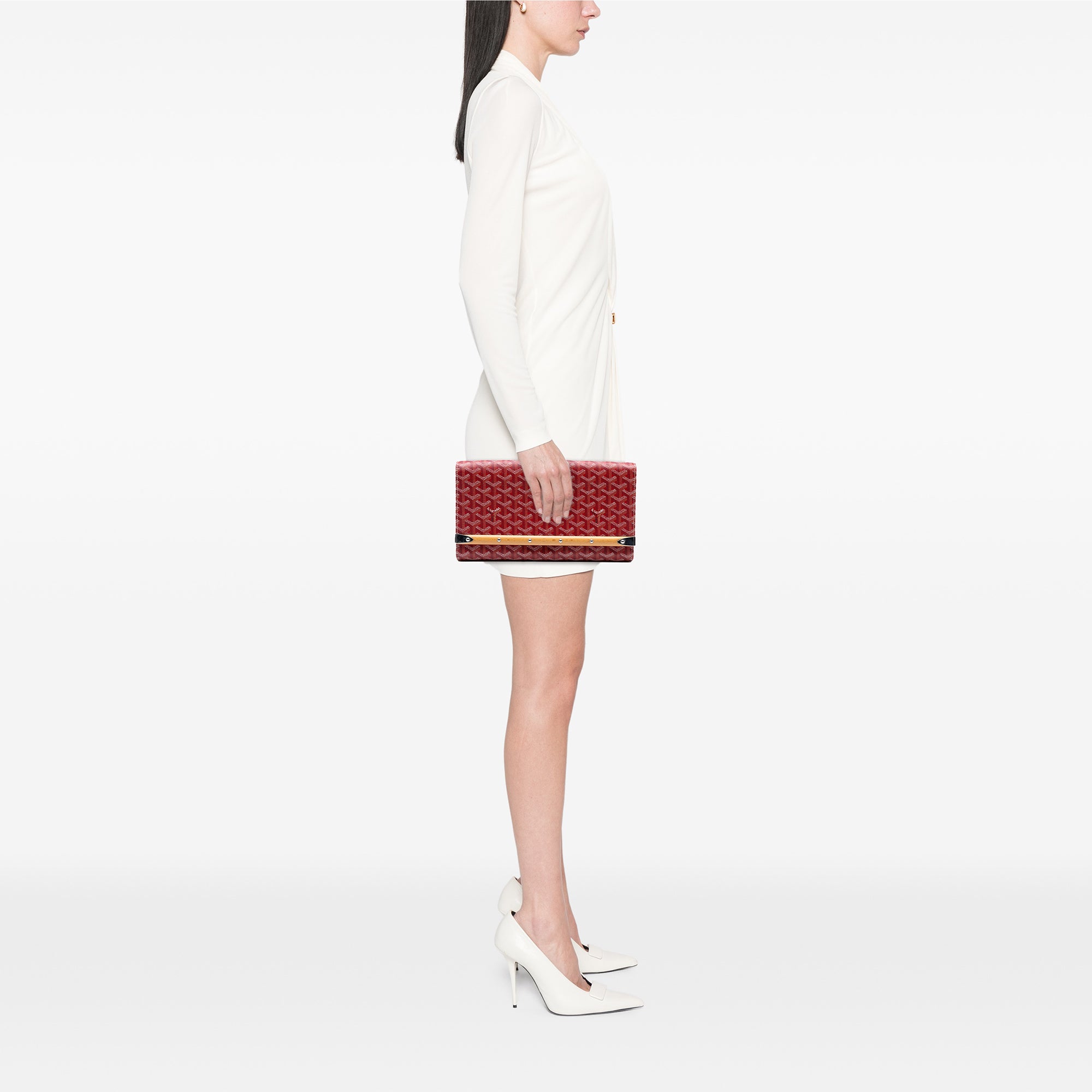 Goyardine Monte Carlo Bois Clutch